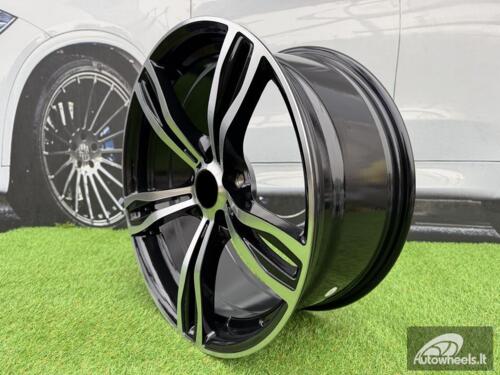 Ratlankis R19x8.5  5X120  ET  33  72.6  E492  (IN5056)  Black Polished (MB)  For BMW  (Z3+K7)  ()