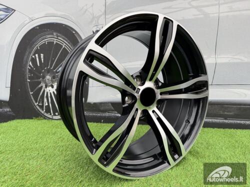 Ratlankis R19x8.5  5X120  ET  33  72.6  E492  (IN5056)  Black Polished (MB)  For BMW  (Z3+K7)  ()