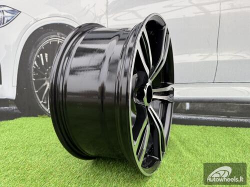 Ratlankis R19x8.5  5X120  ET  33  72.6  E492  (IN5056)  Black Polished (MB)  For BMW  (Z3+K7)  ()