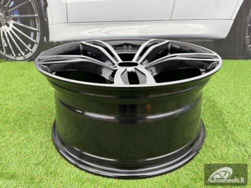 Ratlankis R19x8.5  5X120  ET  33  72.6  E492  (IN5056)  Black Polished (MB)  For BMW  (Z3+K7)  ()