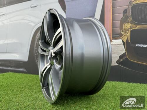 Ratlankis R18x8  5X120  ET  30  72.6  E492  (BY941)  Grey Polished (MG)  For BMW  (P1)  (Rear+Front)