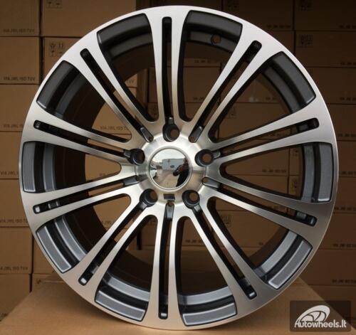 Ratlankis R17x7.5  5X120  ET  34  72.6  E568  (BK139)  Grey Polished (MG)  For BMW  (K4)