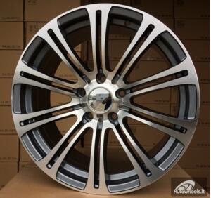Ratlankis R17x7.5  5X120  ET  34  72.6  E568  (BK139)  Grey Polished (MG)  For BMW  (K4)