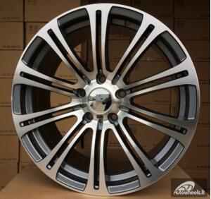Ratlankis R17x7.5  5X120  ET  34  72.6  E568  (BK139)  Grey Polished (MG)  For BMW  (R)  ()