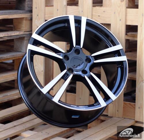 Ratlankis R20x11  5X130  ET  67  71.6  E946  (BY249)  Black Polished (MB)  For PORCH  (Z2)  (Rear+Front)