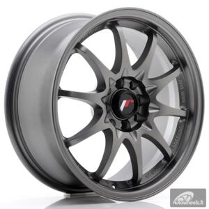 JR Wheels JR5 16x7 ET30 4x100/108 Matt Gun Metal