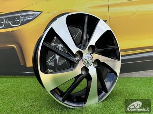 Ratlankis R14x5.5  4X100  ET  45  54.1  F0458  (LU1543)  Black Polished (MB)  For TOYOT  (R+Z5)