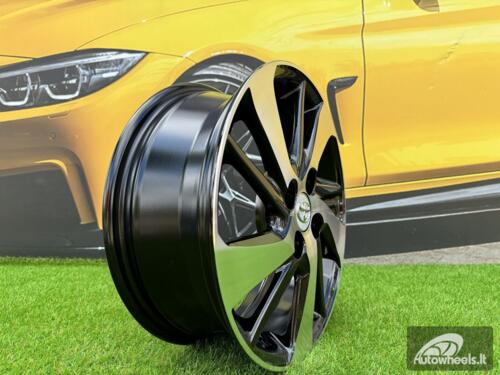 Ratlankis R14x5.5  4X100  ET  45  54.1  F0458  (LU1543)  Black Polished (MB)  For TOYOT  (R+Z5)