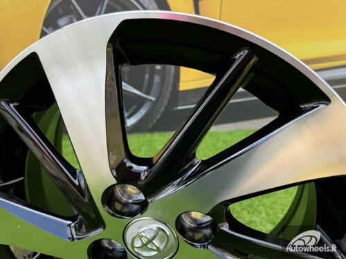 Ratlankis R14x5.5  4X100  ET  45  54.1  F0458  (LU1543)  Black Polished (MB)  For TOYOT  (R+Z5)