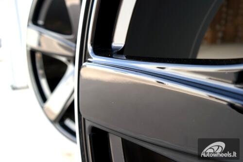 Ratlankis R21x9  5X112  ET  26  66.5  FE023  (BY1120)  Black+Polished Lip (BLPL)  For PORCH  (P+Z3)  (Rear+Front)