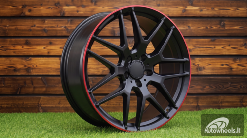 Ratlankis R21x10  5X130  ET  35  84.1  FE115  (HE762)  Black+Red Line (BR)  For MER  (P1)  ()