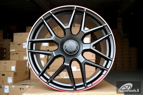 Ratlankis R21x10  5X130  ET  35  84.1  FE115  (HE762)  Black+Red Line (BR)  For MER  (P1)  ()