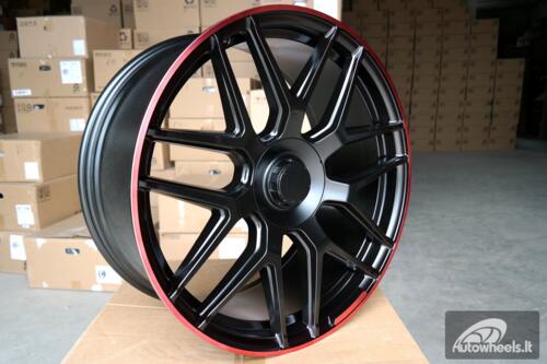 Ratlankis R21x10  5X130  ET  35  84.1  FE115  (HE762)  Black+Red Line (BR)  For MER  (P1)  ()