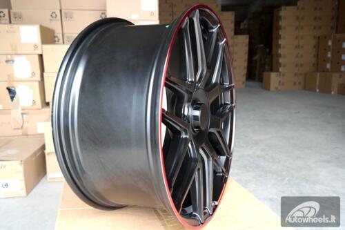 Ratlankis R21x10  5X130  ET  35  84.1  FE115  (HE762)  Black+Red Line (BR)  For MER  (P1)  ()