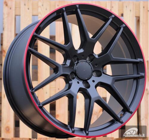 Ratlankis R21x10  5X130  ET  35  84.1  FE115  (HE762)  Black+Red Line (BR)  For MER  (P1)  ()
