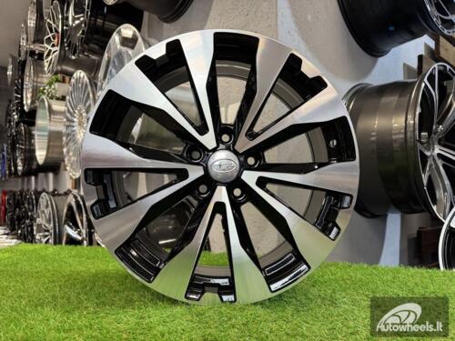 Ratlankis R18x7  5X114.3  ET  48  56.1  FE117  Black Polished (MB)  For SUBAR  (K7)