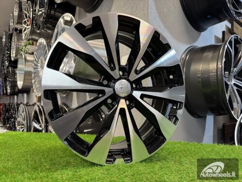 Ratlankis R18x7  5X114.3  ET  48  56.1  FE117  Black Polished (MB)  For SUBAR  (K7)