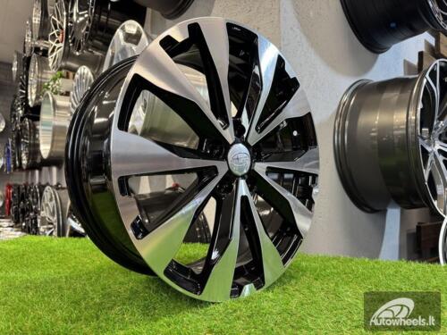 Ratlankis R18x7  5X114.3  ET  48  56.1  FE117  Black Polished (MB)  For SUBAR  (Z6)