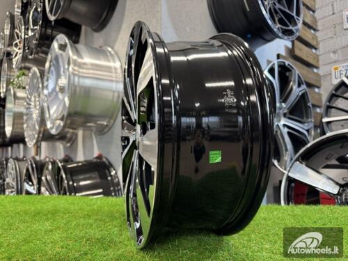 Ratlankis R18x7  5X114.3  ET  48  56.1  FE117  Black Polished (MB)  For SUBAR  (Z6)