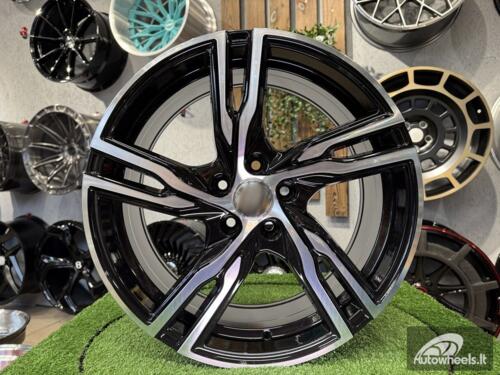 Ratlankis R20x8.5  5X108  ET  42  63.3  FE161  (BK5399)  Black Polished (MB)  For VOLVO  (P)