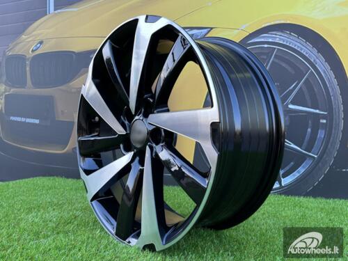 Ratlankis R18x7.5  5X114.3  ET  35  60.1  FE172  Black Polished (MB)  For LEX  (R)