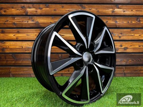 Ratlankis R18x7.5  5X114.3  ET  45  67.1  FE173  Black Polished (MB)  For MAZDA  (P1)