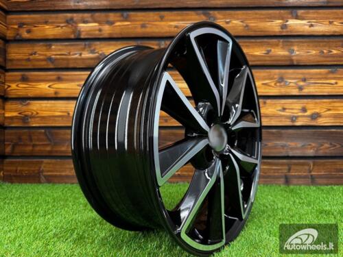 Ratlankis R18x7.5  5X114.3  ET  45  67.1  FE173  Black Polished (MB)  For MAZDA  (P1)