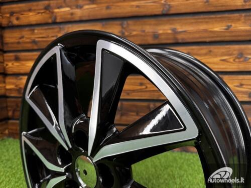 Ratlankis R18x7.5  5X114.3  ET  45  67.1  FE173  Black Polished (MB)  For MAZDA  (P1)