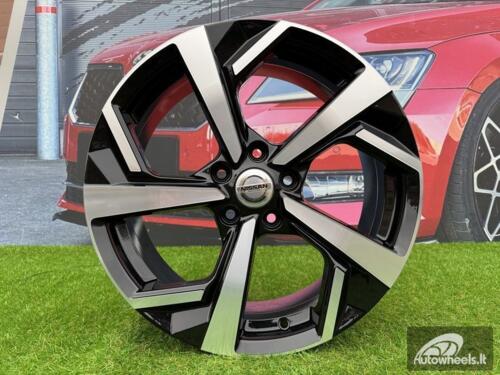 Ratlankis R18x7  5X114.3  ET  40  66.1  FE174  Black Polished (MB)  For NISS  (K7+Z5)