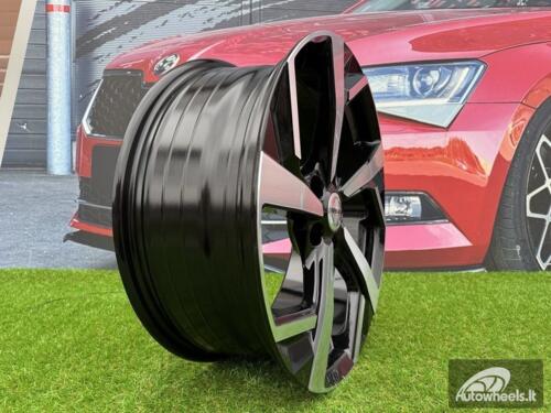 Ratlankis R18x7  5X114.3  ET  40  66.1  FE174  Black Polished (MB)  For NISS  (K7+Z5)