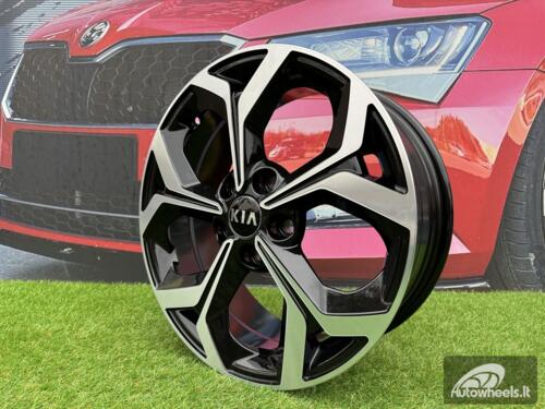 Ratlankis R17x7  5X114.3  ET  53  67.1  FE175  Black Polished (MB)  For KIA  (P+Z5)  ())