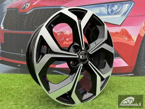 Ratlankis R17x7  5X114.3  ET  53  67.1  FE175  Black Polished (MB)  For KIA  (P+Z5)  ())