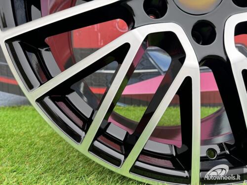 Ratlankis R21x9.5  5X130  ET  46  71.6  FE179  Black Polished (MB)  For PORCH  (Z6)  (Rear+Front)