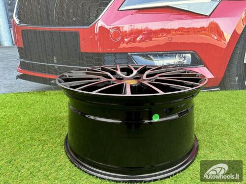 Ratlankis R21x9.5  5X130  ET  46  71.6  FE179  Black Polished (MB)  For PORCH  (Z6)  (Rear+Front)