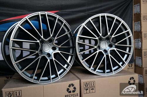 Ratlankis R20x10.5  5X130  ET  64  71.6  FE179  Grey Polished+Powder Coating (MGPC)  For PORCH  (K4)  ()