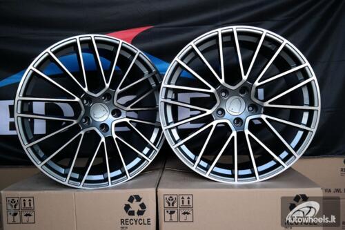 Ratlankis R20x10.5  5X130  ET  64  71.6  FE179  Grey Polished+Powder Coating (MGPC)  For PORCH  (K4)  ()