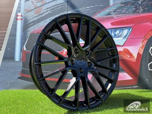 Ratlankis R21x9  5X112  ET  26  66.5  FE179  (IN0261)  Black Half Matt (BLHM)  For PORCH  (K7+P2)  (Rear+Front)
