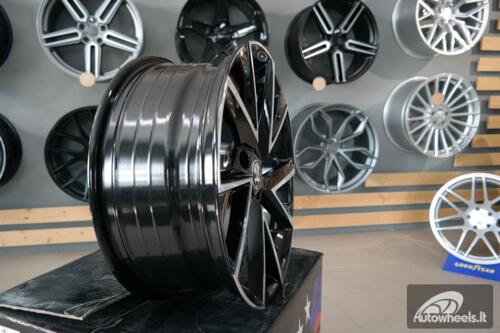 Ratlankis R19x8  5X112  ET  40  57.1  FE181  (IN0262)  Black Polished (MB)  For SKODA  (Z5)