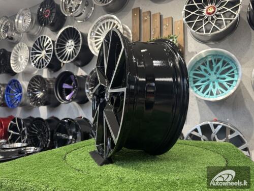 Ratlankis R19x8  5X112  ET  40  57.1  FE181  (IN0262)  Black Polished (MB)  For SKODA  (Z5)