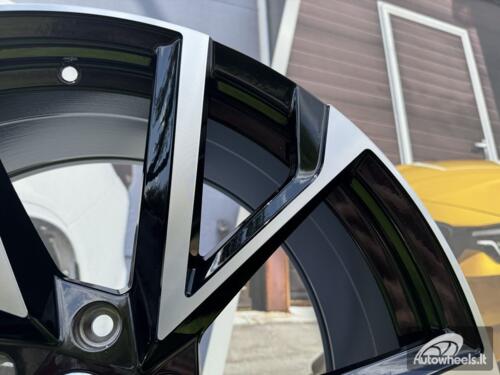 Ratlankis R19x8  5X112  ET  40  57.1  FE181  (IN0262)  Black Polished (MB)  For SKODA  (Z5+P2+M)