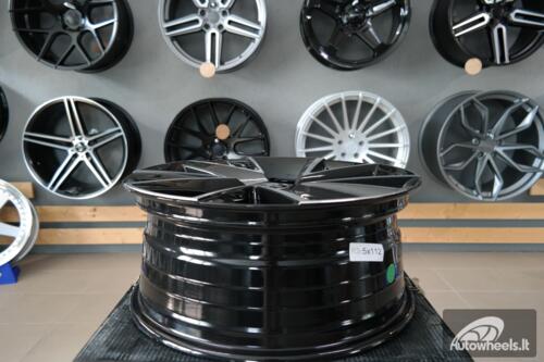 Ratlankis R18x7.5  5X112  ET  43  57.1  FE181  (IN0262)  Black Polished (MB)  For SKODA  (P2+K7)