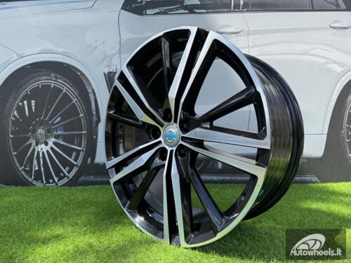 Ratlankis R18x8  5X108  ET  50  63.3  FE182  Black Polished (MB)  For VOLVO  (Z5)