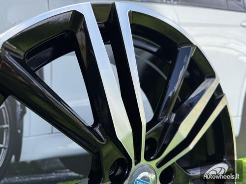 Ratlankis R17x7.5  5X108  ET  45  63.3  FE182  Black Polished (MB)  For VOLVO  (K7+Z6)