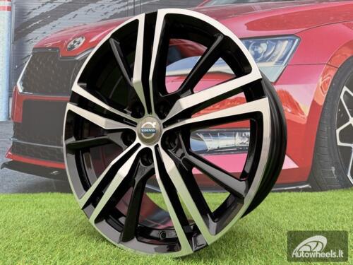 Ratlankis R20x8.5  5X108  ET  45  63.3  FE182  (IN0242/TS765)  Black Polished (MB)  For VOLVO  (K7)