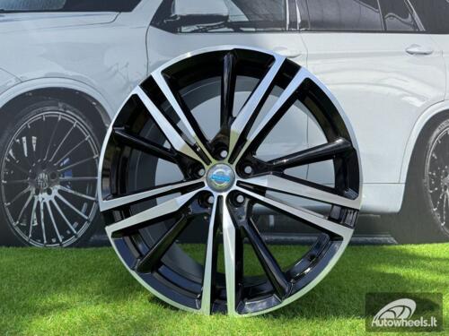 Ratlankis R20x8.5  5X108  ET  45  63.3  FE182  (IN0242/TS765)  Black Polished (MB)  For VOLVO  (P1+P2)