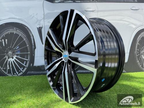 Ratlankis R20x8.5  5X108  ET  45  63.3  FE182  (IN0242/TS765)  Black Polished (MB)  For VOLVO  (P1+P2)