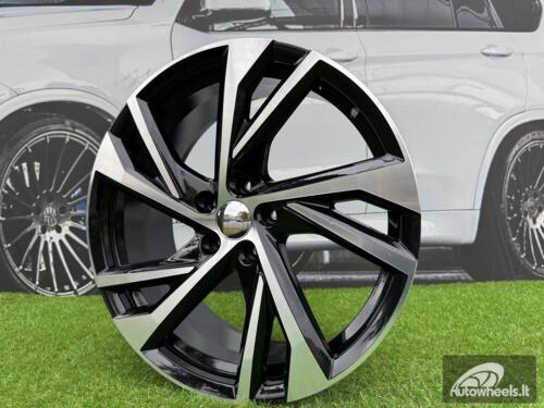 Ratlankis R18x8  5X108  ET  50  63.3  FE183  Black Polished (MB)  For VOLVO  (P+Z6+Z5)