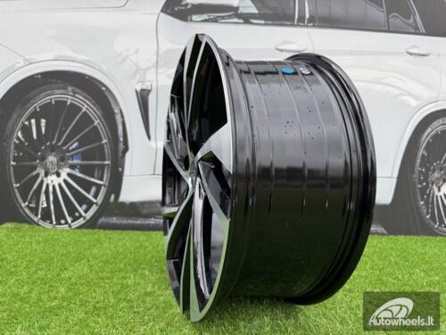 Ratlankis R18x8  5X108  ET  50  63.3  FE183  Black Polished (MB)  For VOLVO  (P+Z6+Z5)