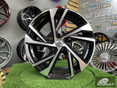 Ratlankis R19x8  5X108  ET  45  63.3  FE183  Black Polished (MB)  For VOLVO  (R+K7)