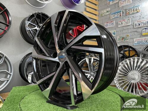 Ratlankis R19x8  5X108  ET  45  63.3  FE183  Black Polished (MB)  For VOLVO  (R+K7)